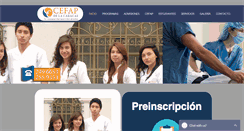 Desktop Screenshot of cefapdelacaracas.com